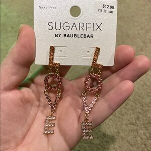Sugarfix by BaubleBar LOVE Earrings